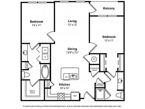 Floor plan Rutherford