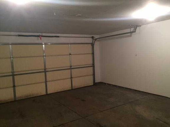 Interior of garage