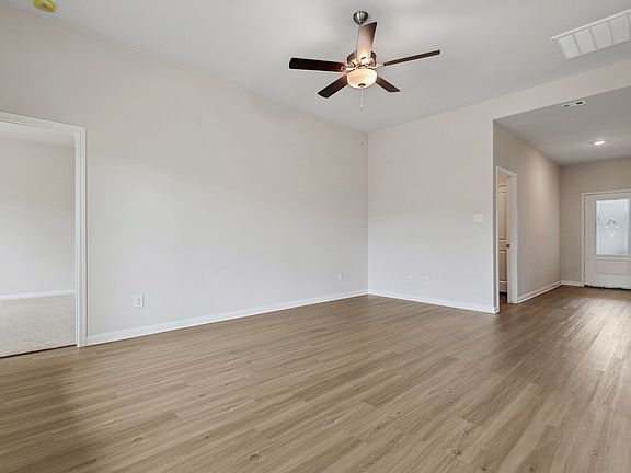 The beautiful foyer welcomes guests.