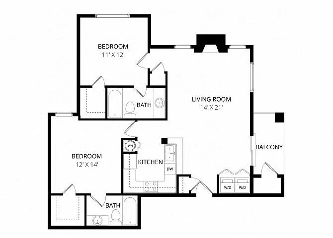 Floor plan Kings Row