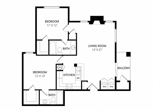 Floor plan Kings Row