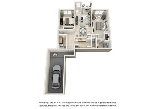 Floor plan B7 Garage- Lower