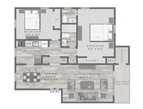 Floor plan B1