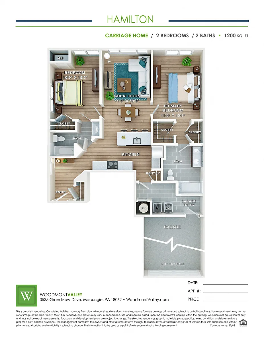 Floor plan Hamilton
