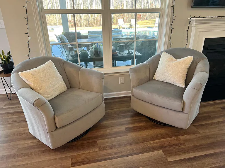 Cozy chairs with relaxing views