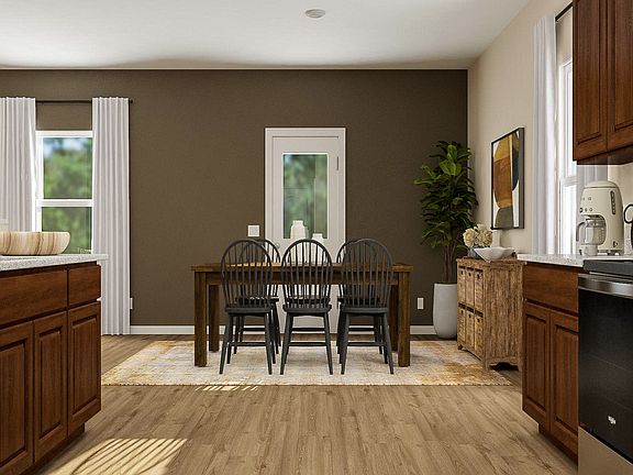 Fall in love with the amount of space offered in the gorgeous kitchen