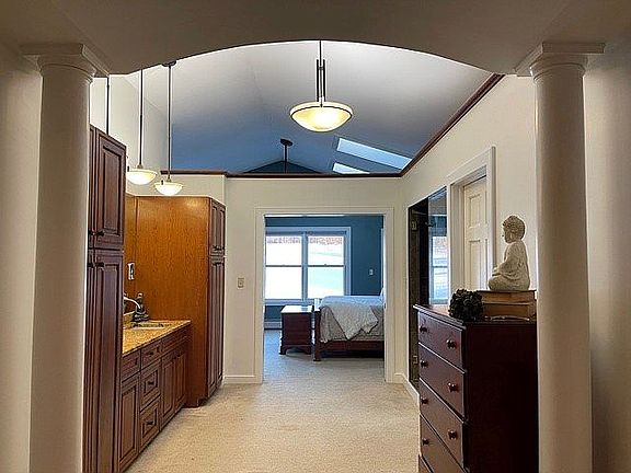 Master Bathroom into bedroom