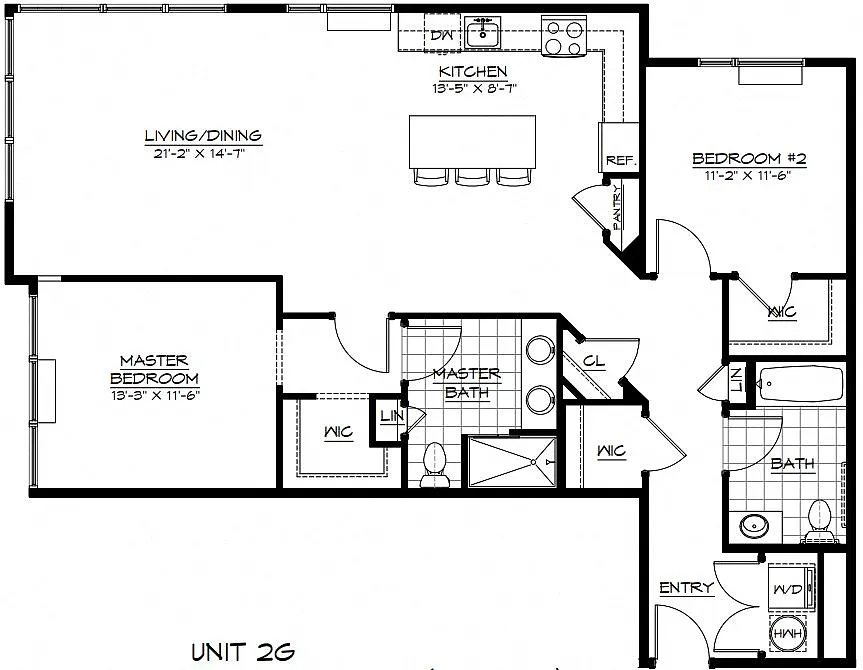 Floor plan 2G