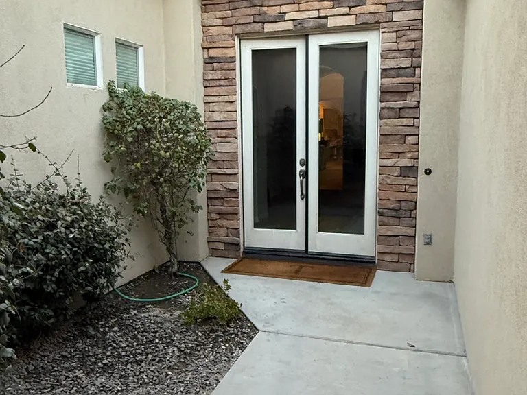 front door/courtyard