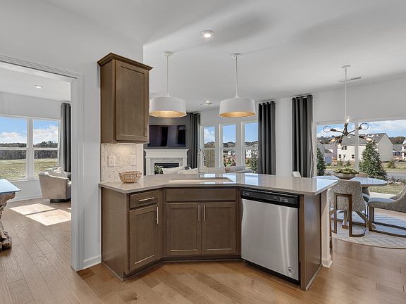 Beautiful Open Kitchen, perfect for entertaining. Representation Only - No Fireplaces Aval.