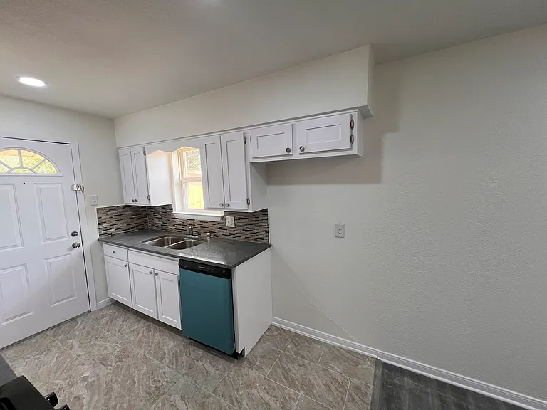 kitchen view with all new appliance