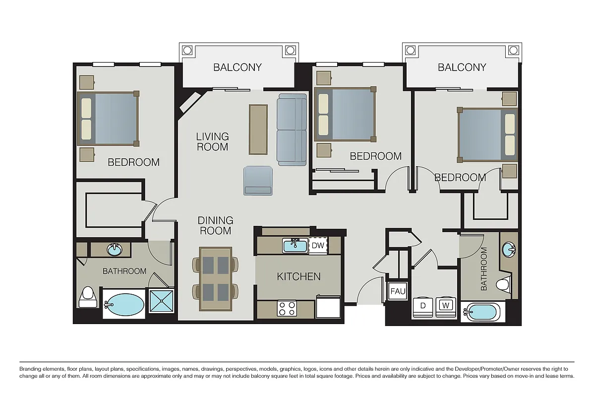 Floor plan Del Palazzo