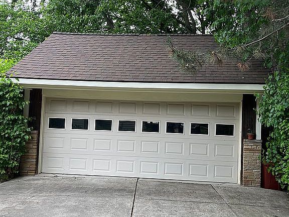 Brick garage