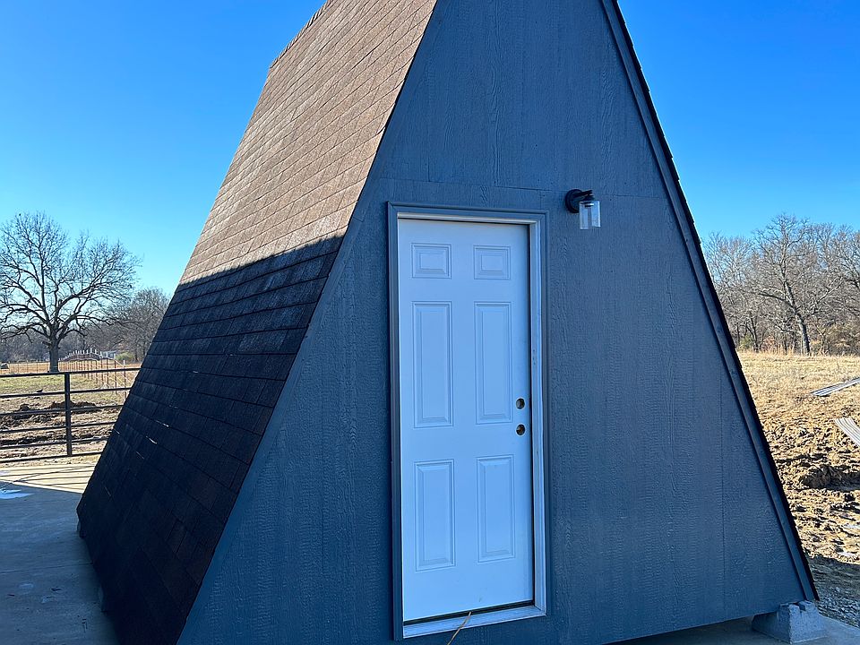 Back door of cabin.
