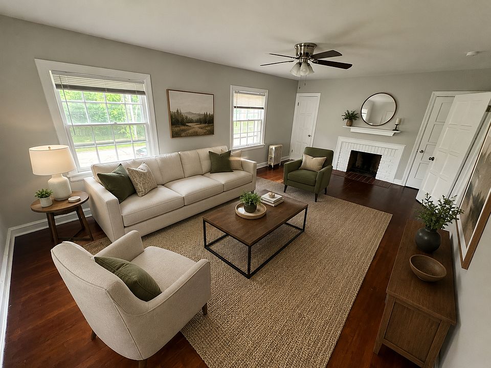 staged living area