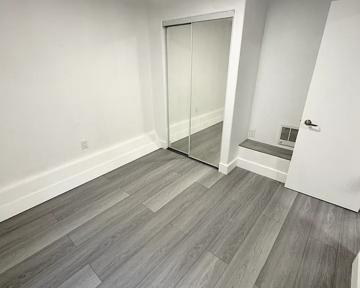 Bedroom with closet