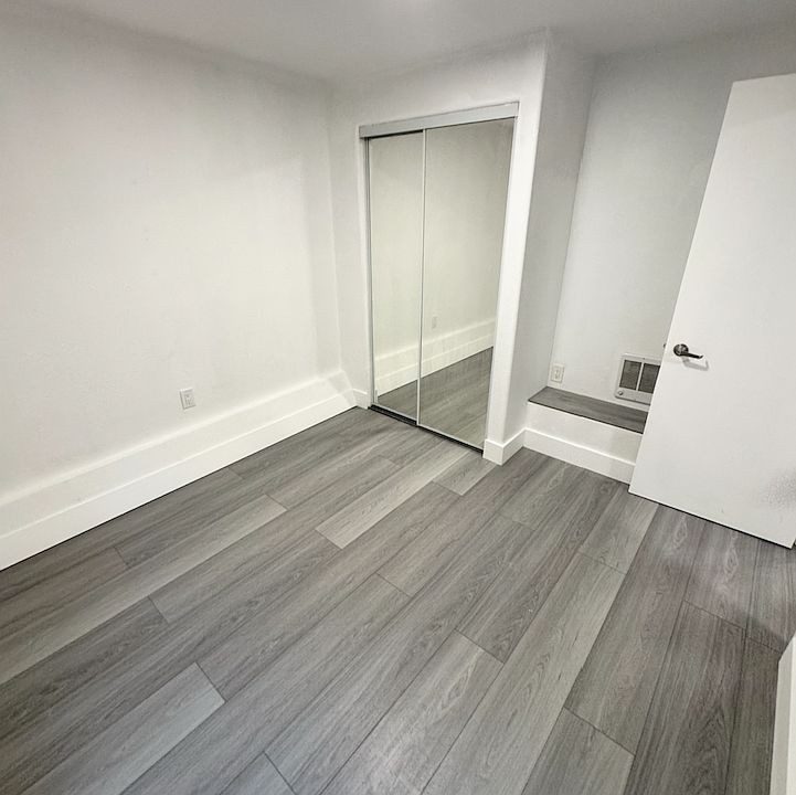 Bedroom with closet