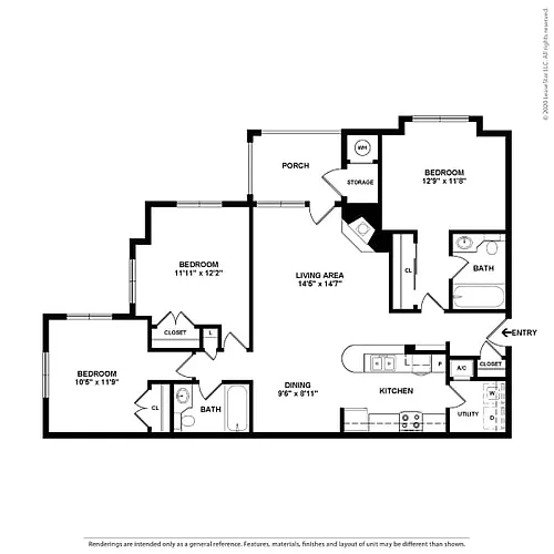 Floor plan The St. James