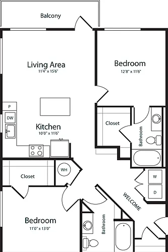 Floor plan B2