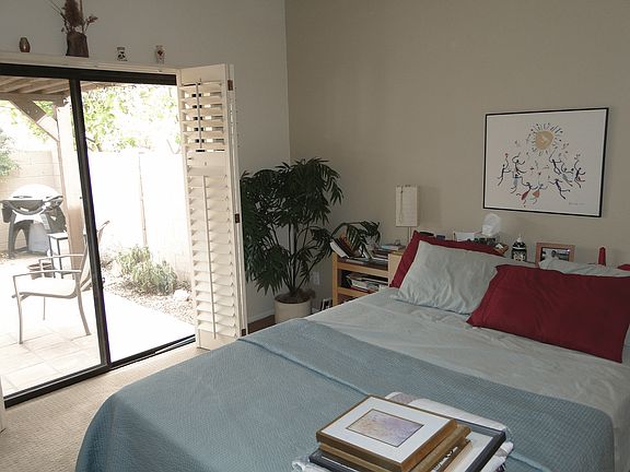 Master Bedroom with easy access to private patio.