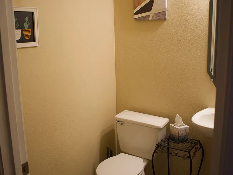 Downstairs Half Bath - Furnished