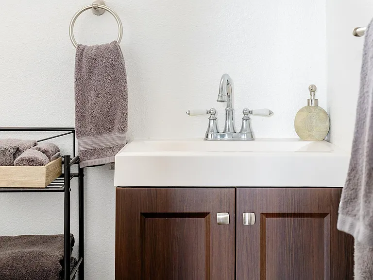 Get ready in our newly renovated bathrooms.