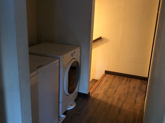 Washer dryer, hallway