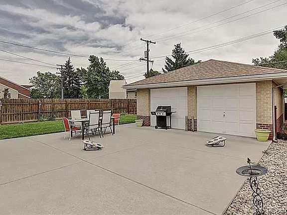 Fenced private backyard