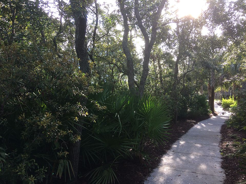 Walking east, lot on left