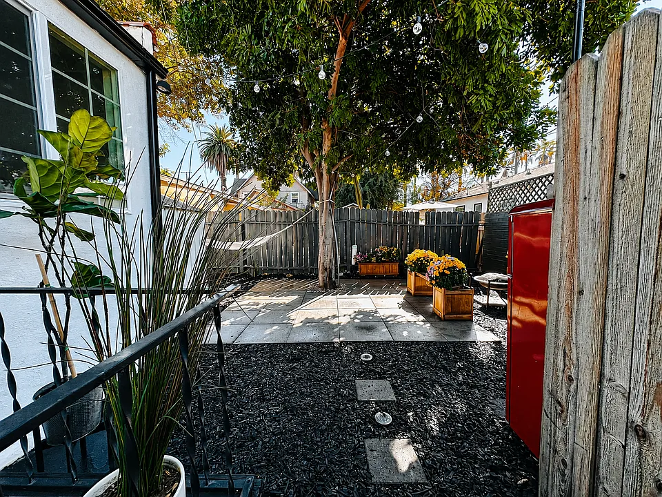 Entrance opens to a private patio.