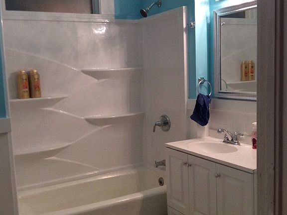 New Shower, Vanity & Light