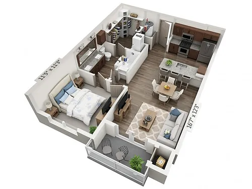 Floor plan Cantata