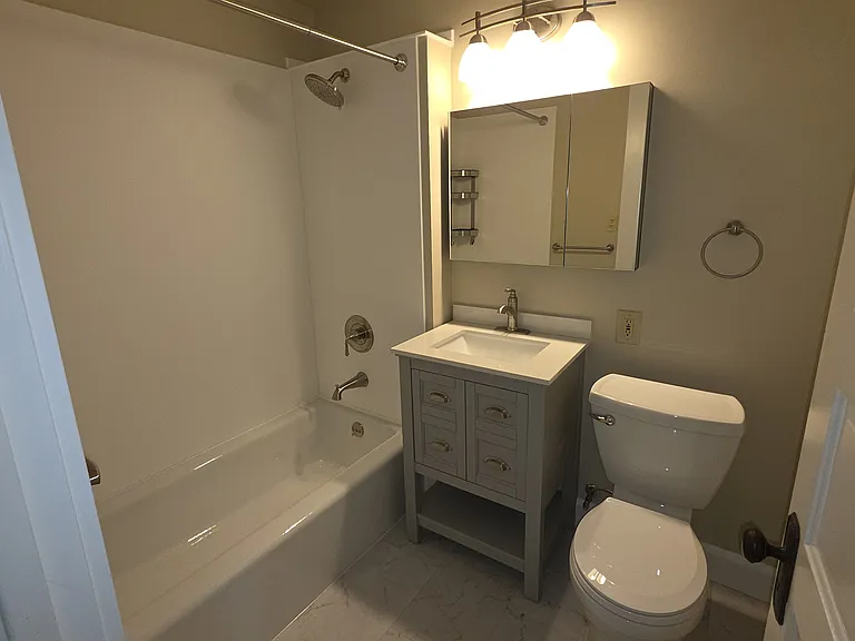 upcated bathroom