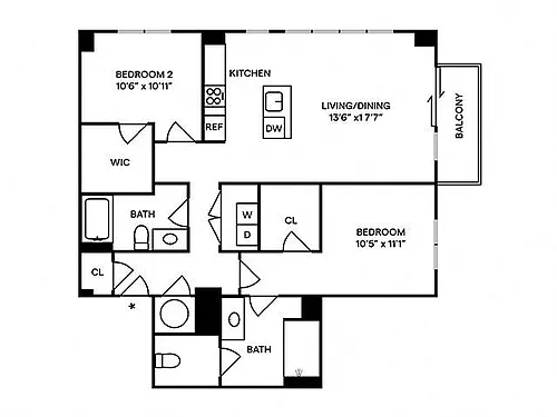 Floor plan B3