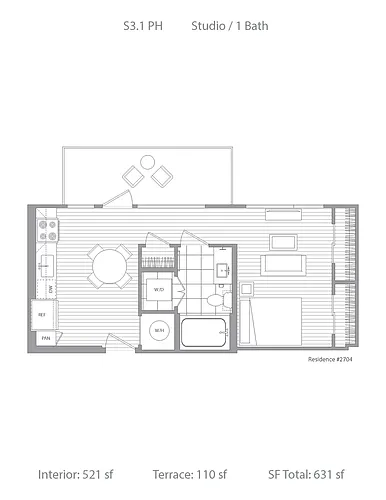 Floor plan PH0A