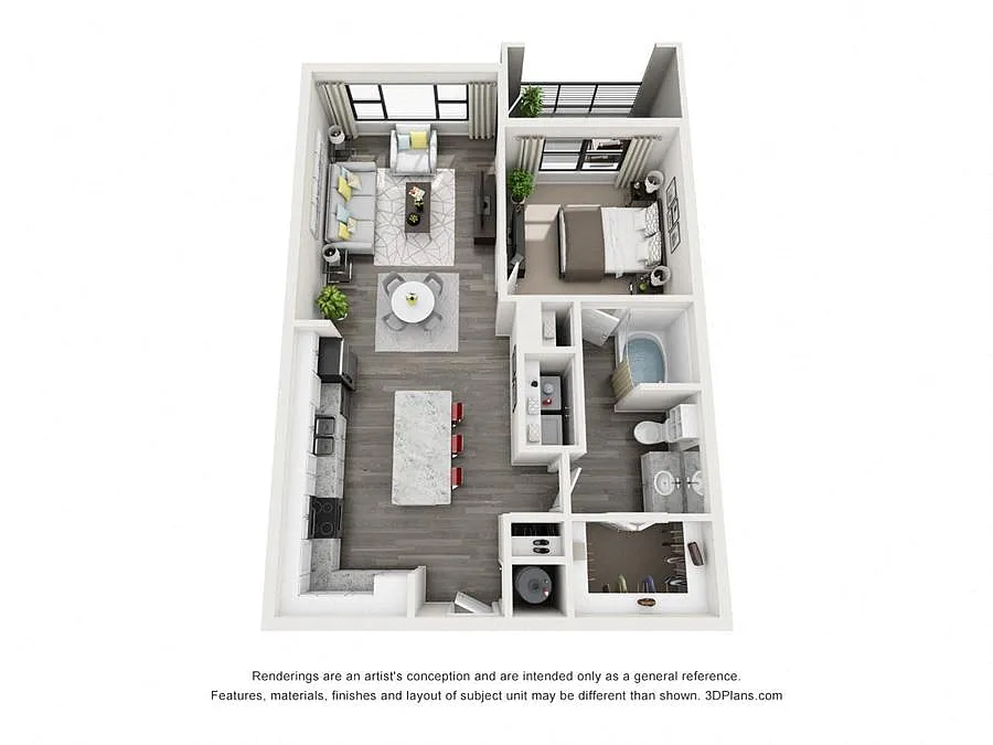 Floor plan The Hendrix