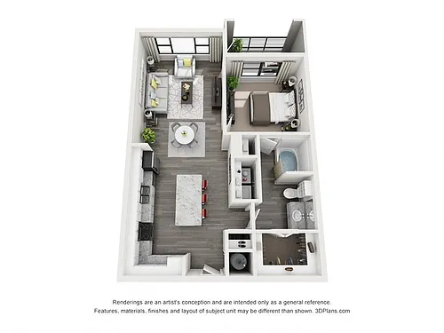 Floor plan The Hendrix