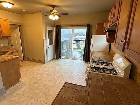 Walk out glass patio door to your private deck!