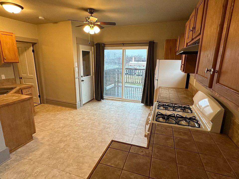 Walk out glass patio door to your private deck!