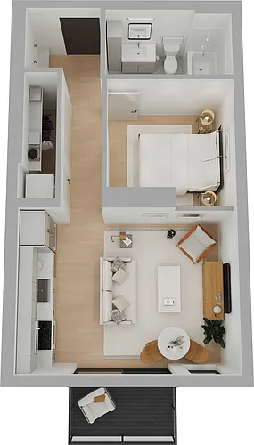 Floor plan 1E