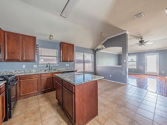 Spacious, a lot of cabinets for storage