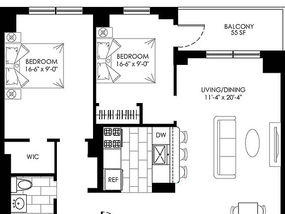 2nd image of 50 W 97th St APT 7B