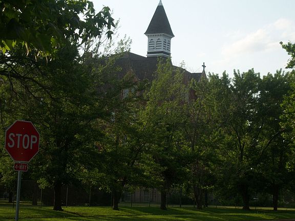 Looking NW from front lawn (Mt. St. Mary H.S.)
