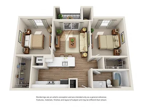 Floor plan B1A