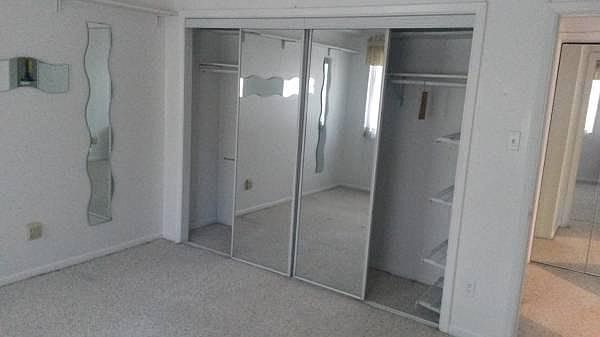 bedroom closet w/built-ins