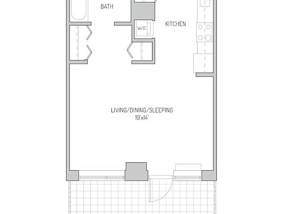 2nd image of 81 Fleet Pl APT 3H