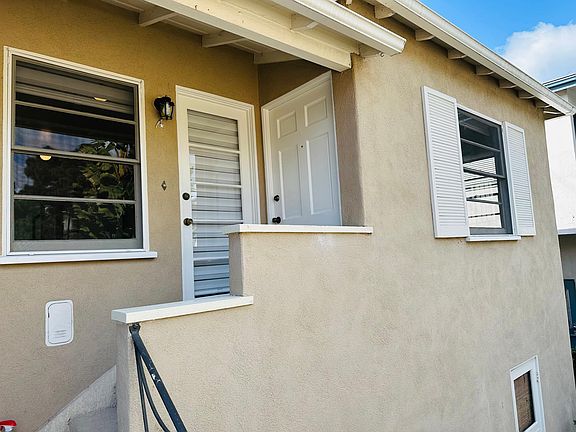 Front door and kitchen door.