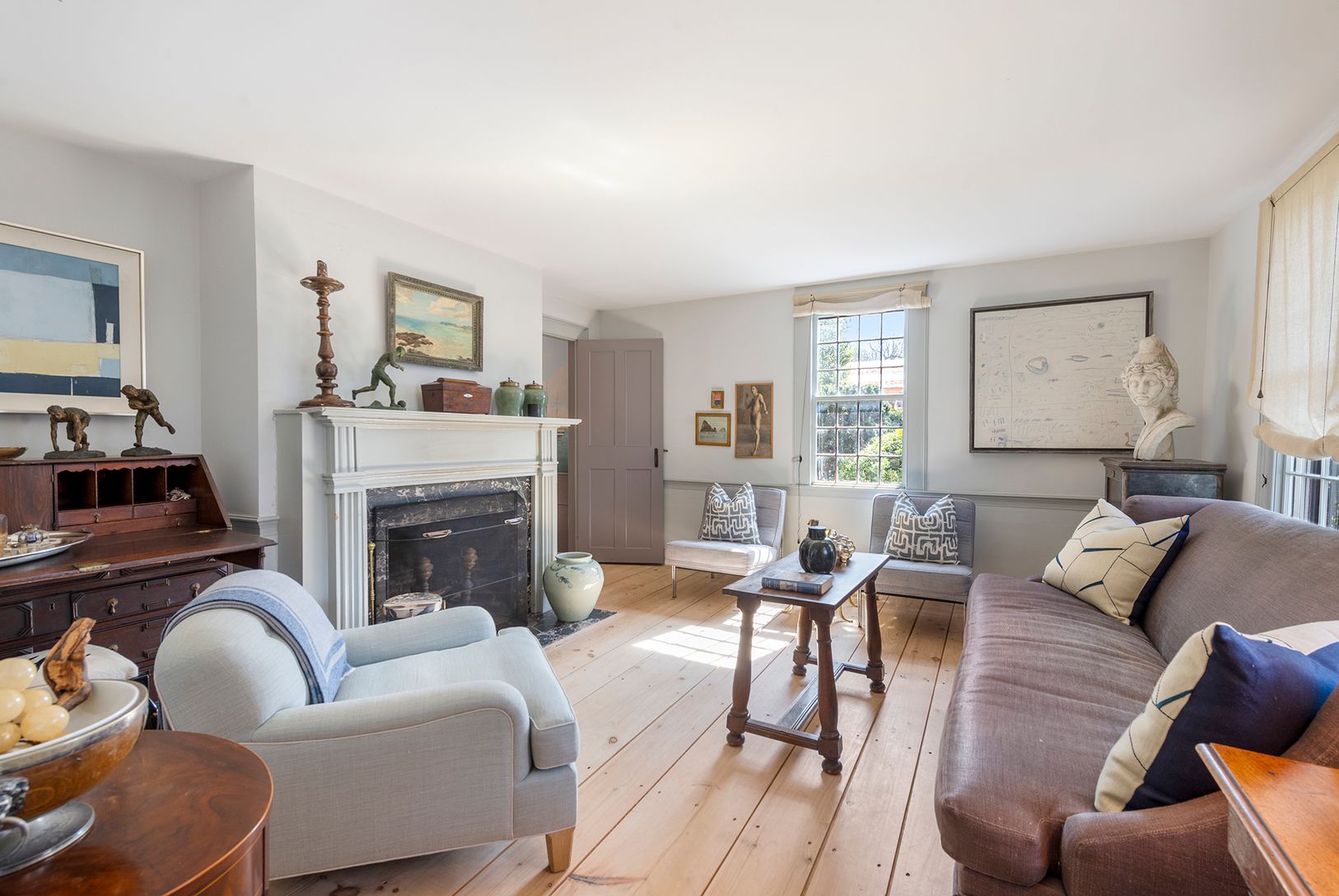  Parlor w/ Fireplace