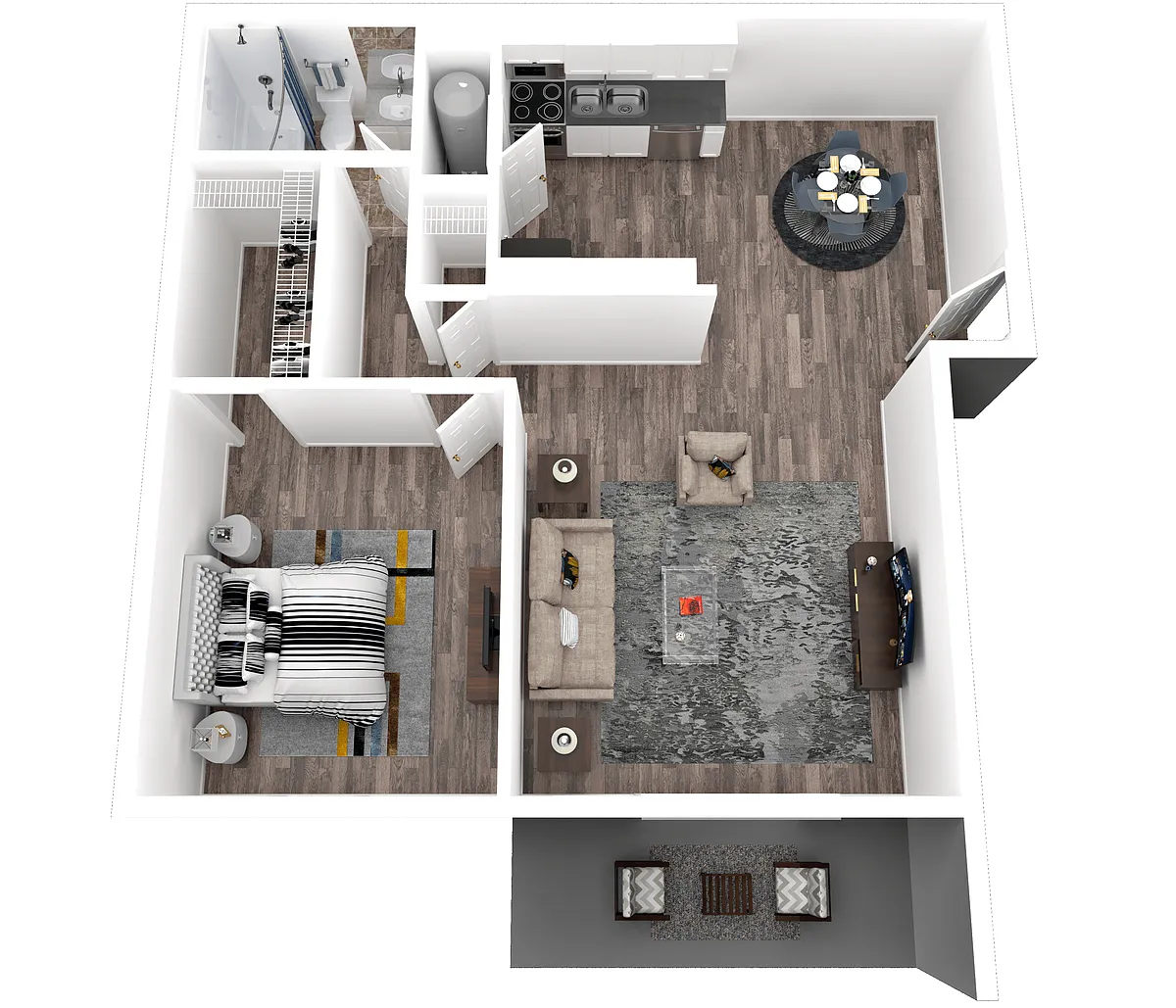 Floor plan The Eagle - Renovated