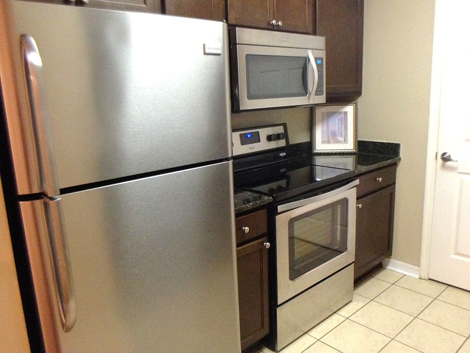 Kitchen with SS appliances